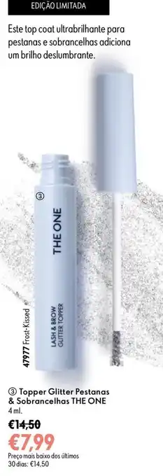 Oriflame Topper Glitter Pestanas & Sobrancelhas the one promoção