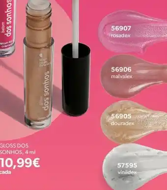 O Boticário Gloss dos sonhos promoção