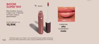O Boticário Batom super tint promoção