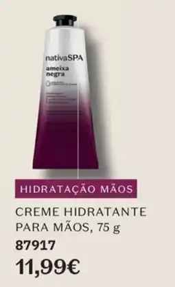 O Boticário nativa spa creme hidratante para mãos promoção