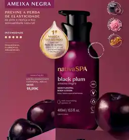O Boticário nativaSPA black plum ameixa negra promoção