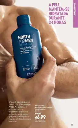 Oriflame Champô e gel de banho North For Men promoção