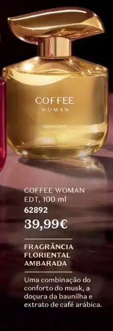 O Boticário coffee woman promoção