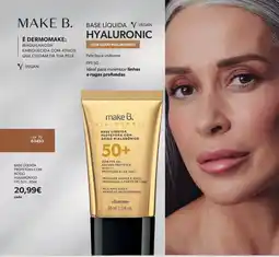 O Boticário Make b. base líquida protetora com ácido hialurônico promoção