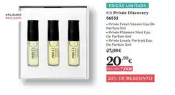 O Boticário Kit privée discovery promoção
