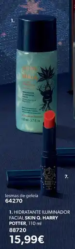 O Boticário Hidratante iluminador facial skin q. harry potter promoção