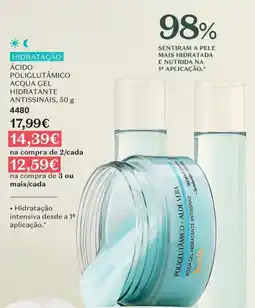 O Boticário ácido poliglutâmico aloe vera promoção