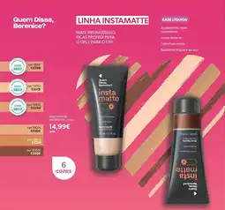 O Boticário Base líquida instamate promoção