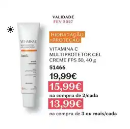 O Boticário vitamina c multiprotetor gel promoção