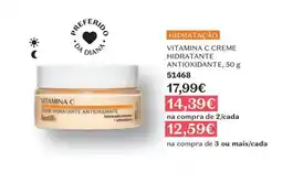 O Boticário botil vitamina c creme hidratante antioxidante promoção