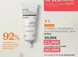 O Boticário vitamina c 10% sérum de alta potência refil promoção