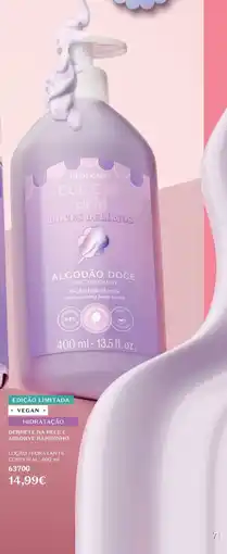 O Boticário Oboticario loção hidratante corporal algodão doce promoção