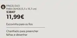 O Boticário Pincel duo para olhos promoção