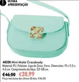 Oriflame Mini Mala Crossbody promoção