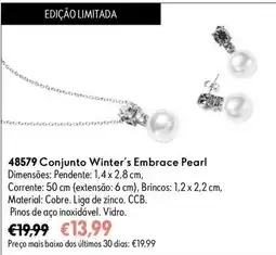 Oriflame Conjunto Winter's Embrace Pearl promoção