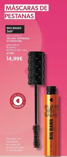 O Boticário big bang 360° máscara de pestanas promoção