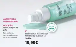 O Boticário skin.q sérum restaurador acordei no glow promoção