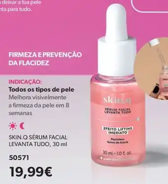 O Boticário skin.q sérum facial levanta tudo promoção