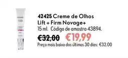 Oriflame Creme de olhos lift + firm novage+ promoção