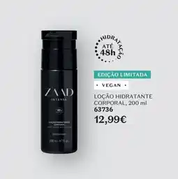 O Boticário Zaad intense loção hidratante corporal promoção