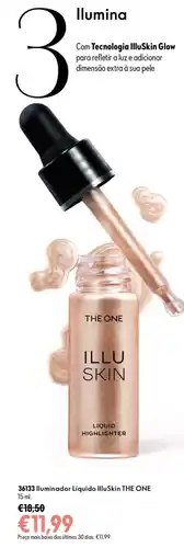 Oriflame Illuminador Líquido IlluSkin THE ONE promoção