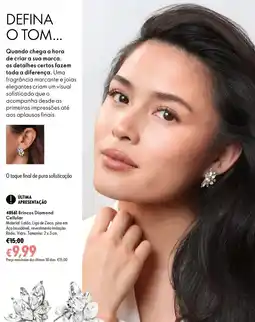 Oriflame Brincos Diamond Cellular promoção