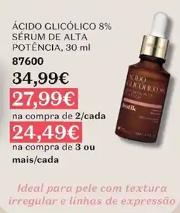 O Boticário ácido glicólico 8% sérum de alta potência botik promoção