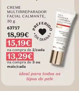 O Boticário creme multirreparador facial calmante botil promoção