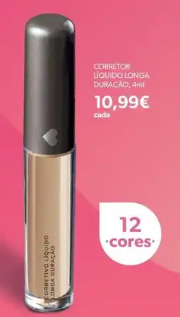 O Boticário Corretivo líquido longa duração promoção