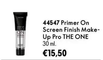 Primer on screen finish make-up pro the one