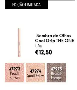 Oriflame Sombra de Olhos Cool Grip THE ONE promoção