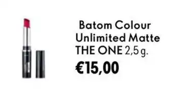 Batom Colour Unlimited Matte THE ONE