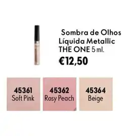 Oriflame Sombra de Olhos Líquida Metallic The One promoção
