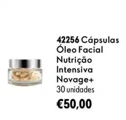 Oriflame Cápsulas Óleo Facial Nutrição Intensiva Novage+ promoção