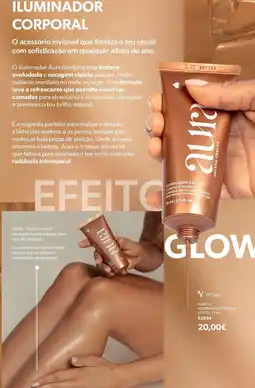 O Boticário aura iluminador líquido corpo & rosto promoção