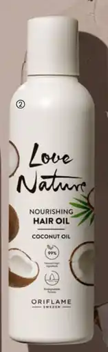 Oriflame Óleo capilar nutritivo com óleo de coco love nature promoção