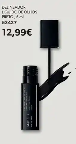 O Boticário Make b. delineador liquido ultraresistente preto promoção