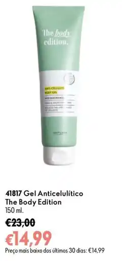 Oriflame gel anticelulítico the body edition promoção