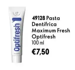 Oriflame Optifresh pasta dentífrica maximum fresh promoção