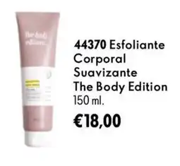Oriflame esfoliante corporal suavizante the body edition promoção