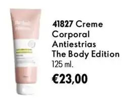 Oriflame Creme corporal antiestrias the body edition promoção
