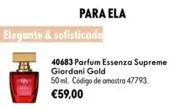 Oriflame parfum essenza supreme giordani gold promoção