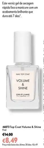 Oriflame Top Coat Volume & Shine Oriflame promoção
