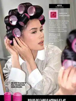 Oriflame rolos de cabelo promoção