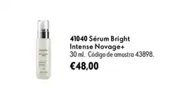 Oriflame Sérum bright intense novage+ promoção