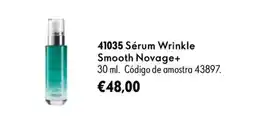 Oriflame Sérum wrinkle smooth novage+ promoção