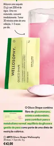 Oriflame Gluco Shape Welloosophy promoção