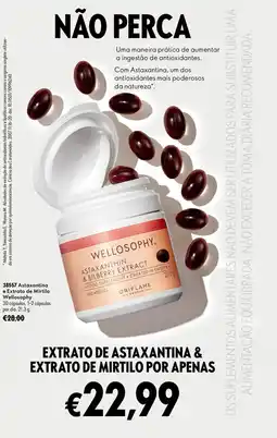 Oriflame extrato de astaxantina & extrato de mirtilo por apenas promoção