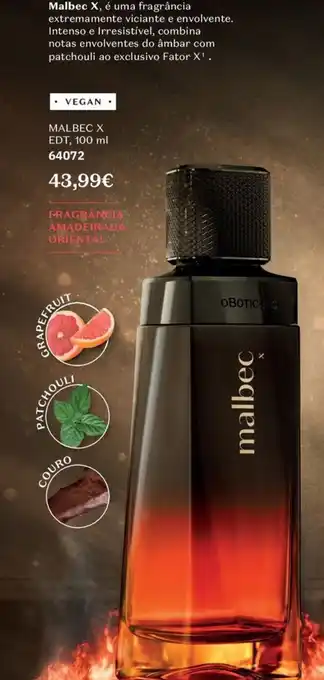 O Boticário Malbec X promoção