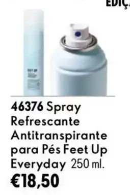 Oriflame Spray Refrescante Antitranspirante para Pés Feet Up Everyday promoção